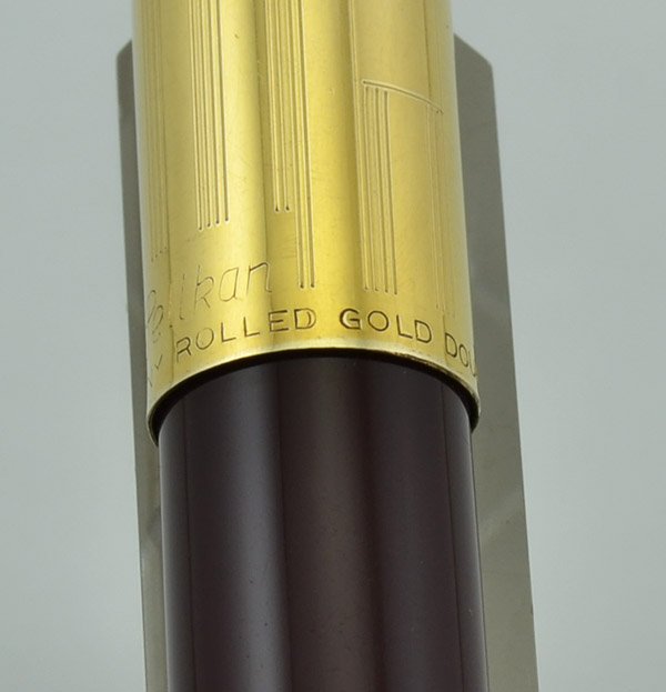 Pelikan P1 Fountain Pen (1958-63) - Dark Red, Gold Plated Cap